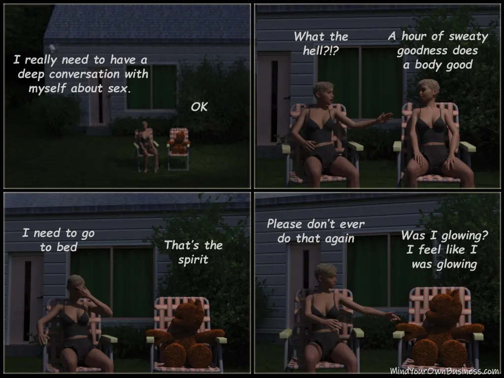 Emma's has a suprise conversation with herself