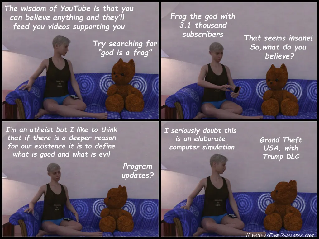 Emma takes a swing at the deeper meaning of live