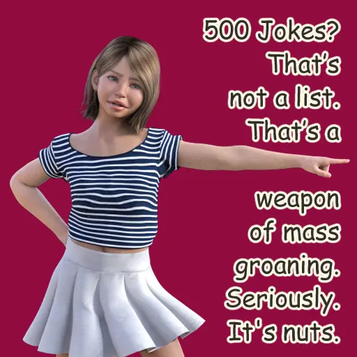 Image pointing out the joke generator next to it