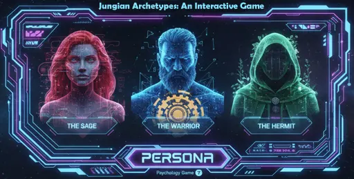 An illustration for a quiz on Carl Jung's 12 archetypes