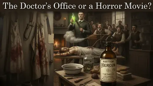 image of a 19 century doctors office