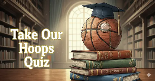 Basketball trivia quiz testing rules, history, and famous moments