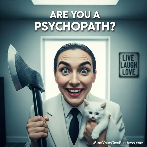 The Official Psychopath Test | A (Totally Unscientific) Fun Quiz
