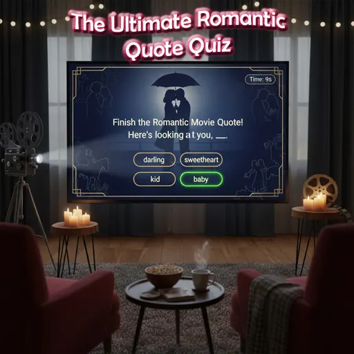 Romance Movies Quiz for Couples, timed.